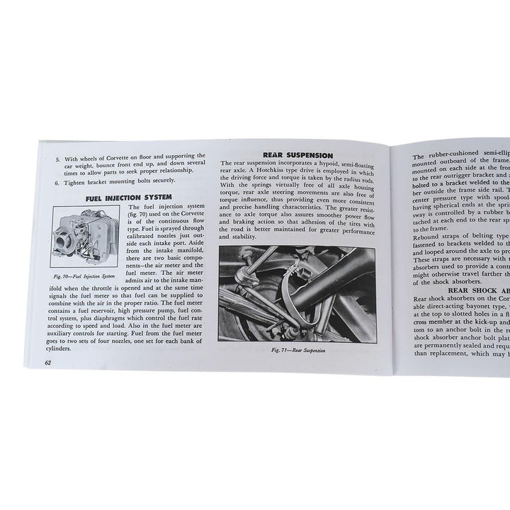 1961 Corvette C1 Owners Manual, Corvette