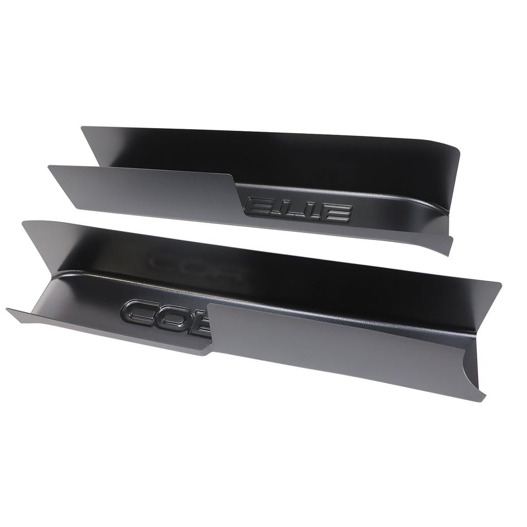 1990-1996 Corvette C4 Door Sill Guards W/Corvette Logo - Black