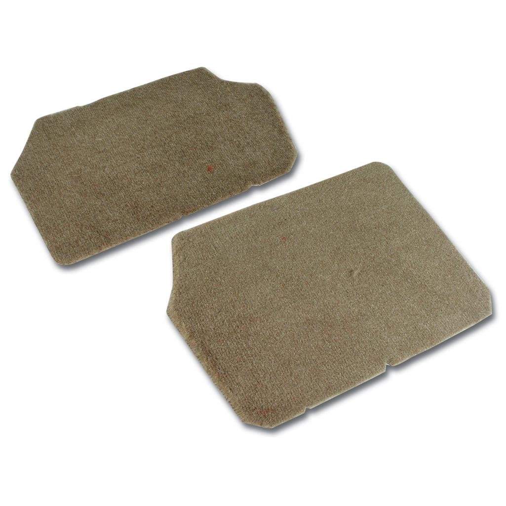 1992-1993 Corvette C4 FRONT SPEAKER COVER CARPETS, BEIGE PILE