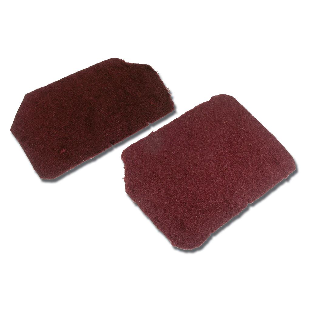 1993 Corvette C4 FRONT SPEAKER COVER CARPETS, RUBY RED PILE