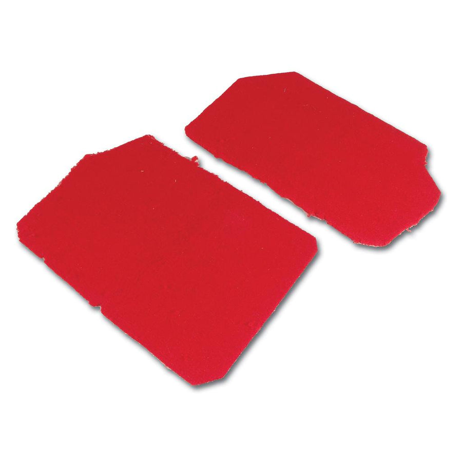 1994-1996 Corvette C4 Front Speaker Cover Carpets - Red Tru-Vet - Torch Red