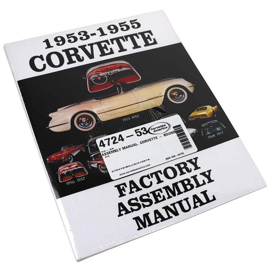 1953-1955 Corvette C1 Assembly Manual, Corvette - Bound