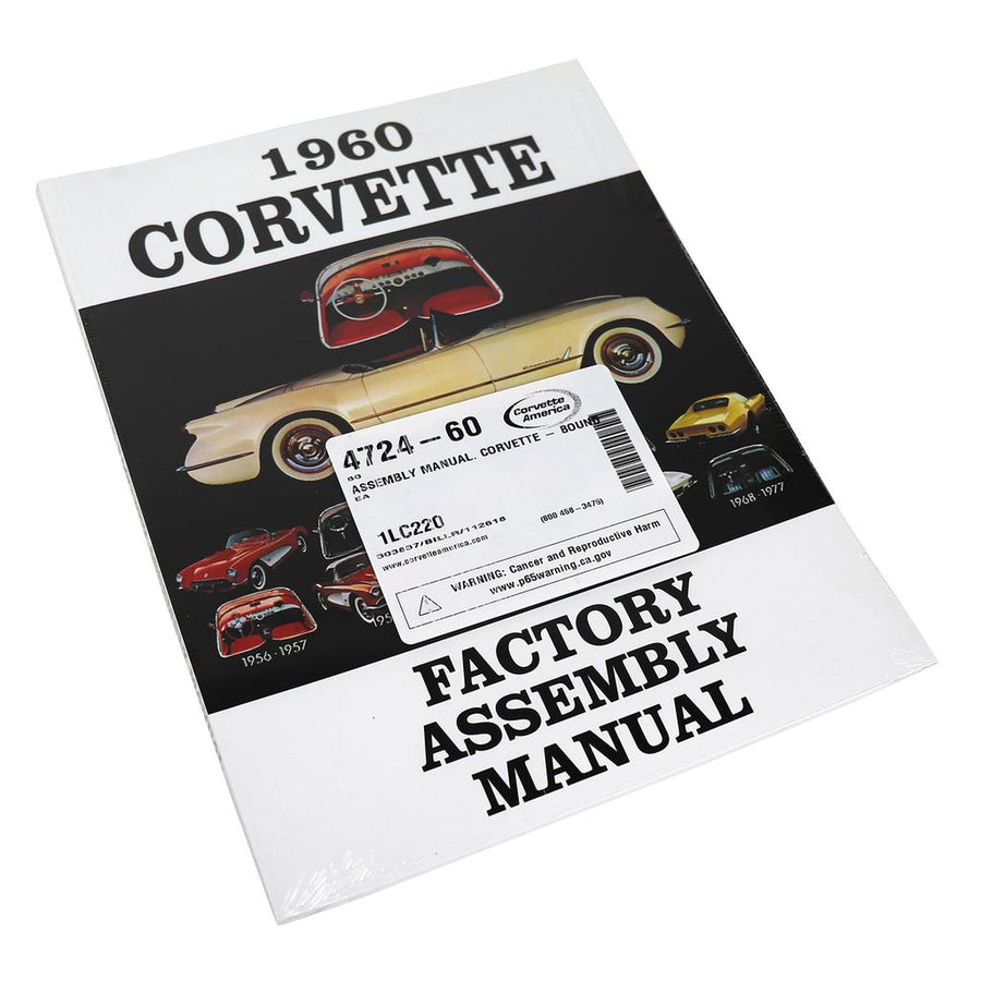 1960 Corvette C1 Assembly Manual, Corvette - Bound