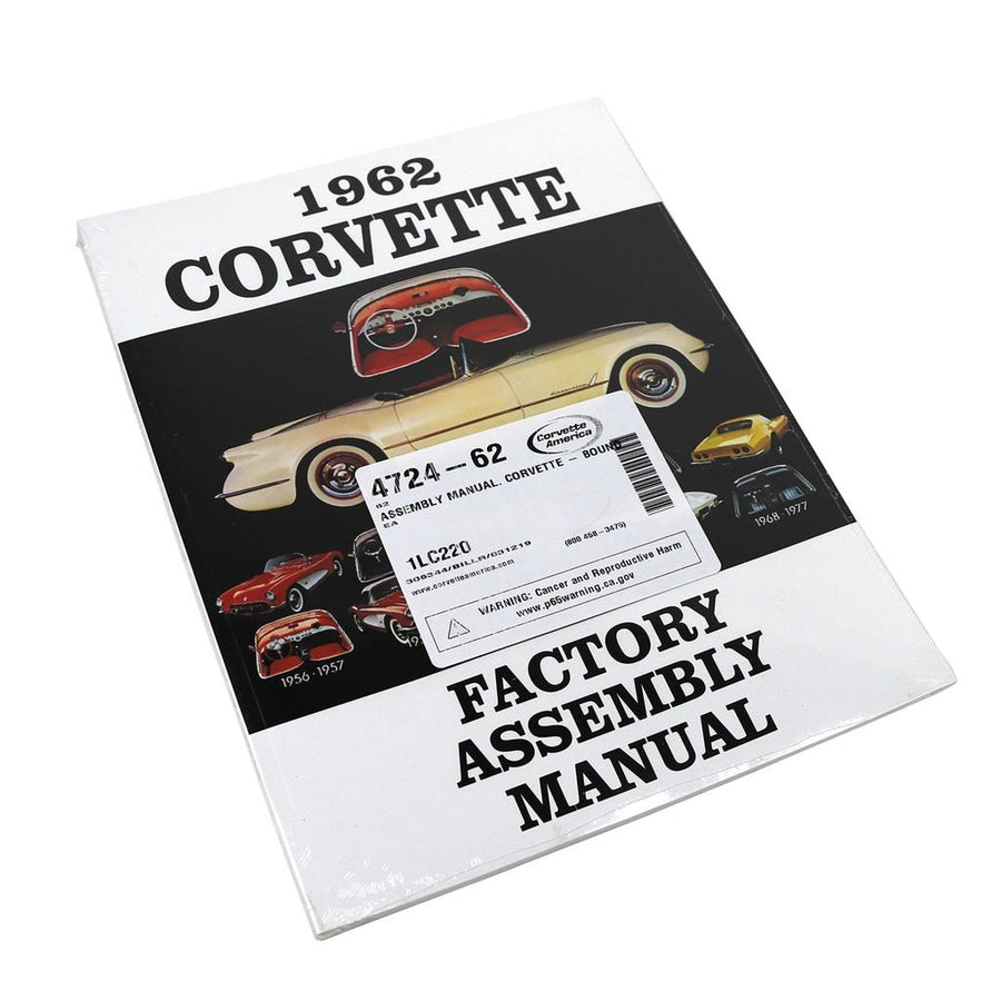 1962 Corvette C1 Assembly Manual, Corvette - Bound