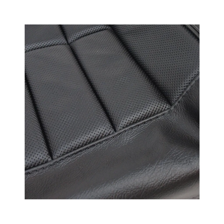 1968 Corvette C3 Driver Leather Seat Covers - Black - Pair