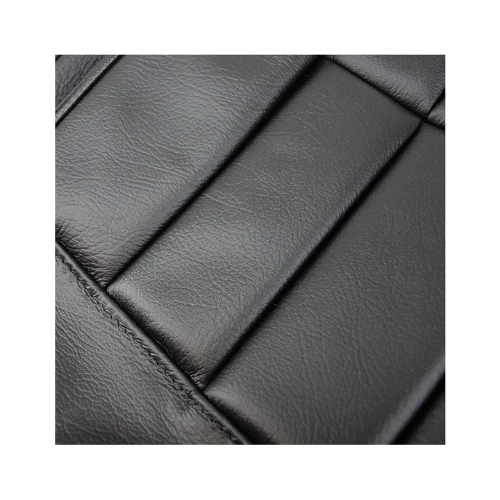 1969 Corvette C3 Driver Leather Seat Covers - Black - Pair