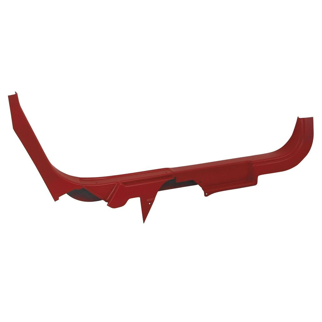 1986-1987 Corvette C4 Door Sill, Red LH Convertible