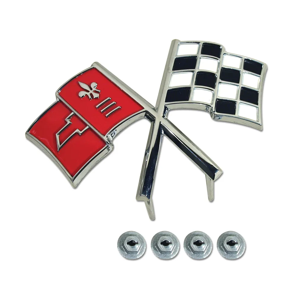 C2 1965 Corvette Front Nose Emblem