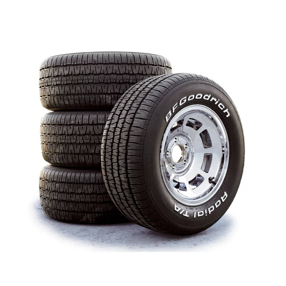 1978-1982 Corvette C3 YJ8 Chrome Plated Aluminum Wheel Set W/BFG Radial T/A 255/60R15 Tires