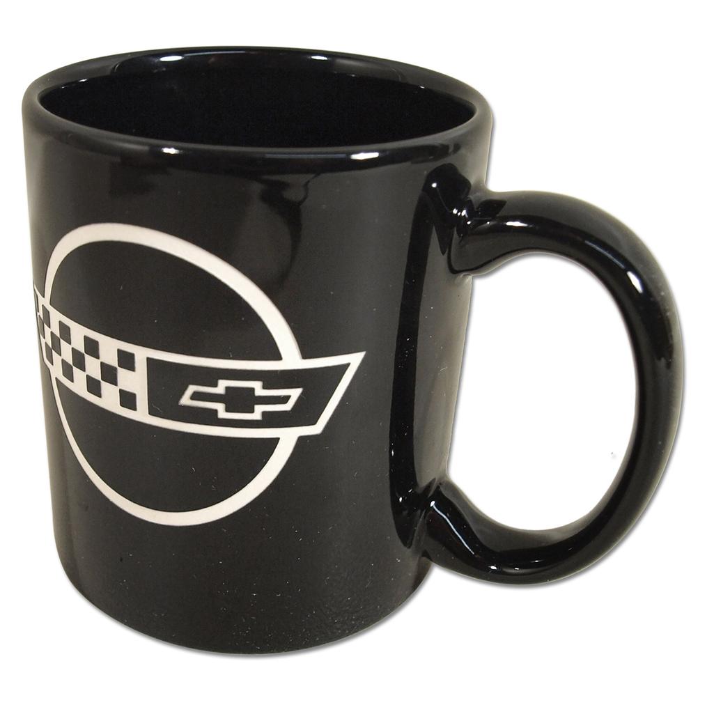 1984-1996 Corvette C4 Coffee Mug - 11oz Black W/C4 Logo