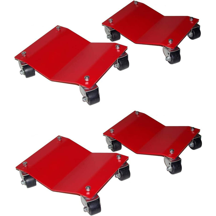 Corvette Heavy Duty Auto Dolly 12" X 16" 10,000LB Capacity - Set of 4