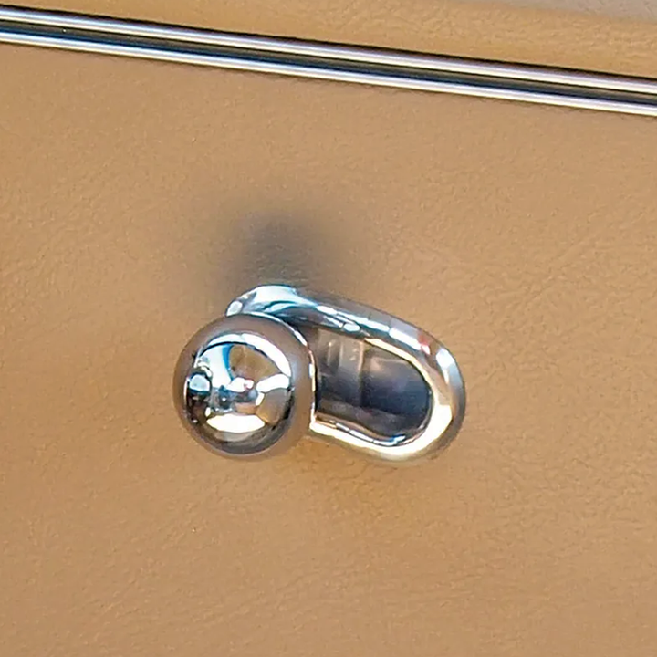 C2 1964-1967 Corvette Door Balls - Inside Opening - Chrome - Metal