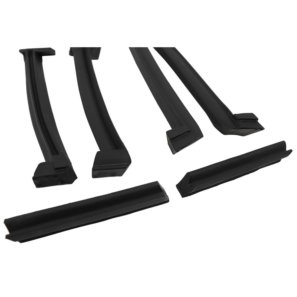 1986-1996 Corvette C4 WS, Convertible Top Roof Rails - 6pc Set - USA