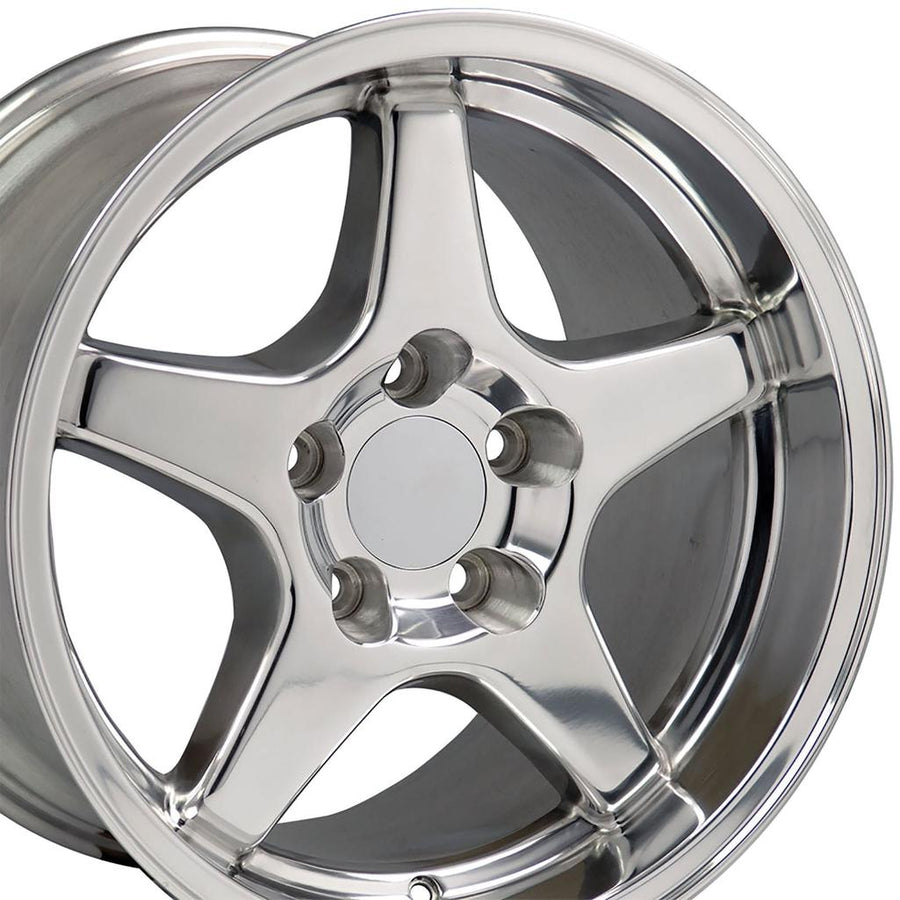 1988-1996 Corvette C4 C4 ZR1 Style Replica Wheel - Polished 17X11