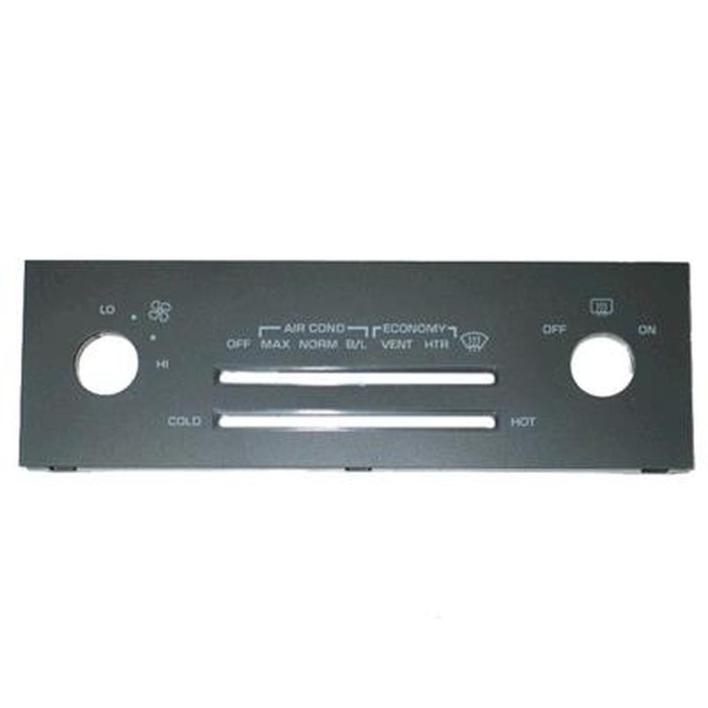 1985-1989 Corvette C4 Heater/Air Conditioning Control Faceplate Kit, W/Air Conditioning