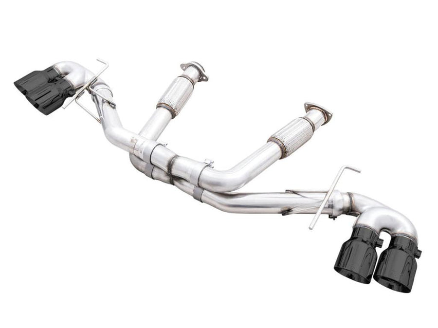 AWE Tuning 2020-2025 Chevrolet Corvette C8 Track Edition Exhaust with Diamond Black Tips