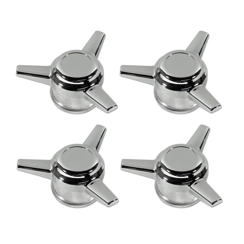 1976-1982 Corvette C3 Knockoff Spinner Kit W/Emblems For YJ8 Aluminum Wheels