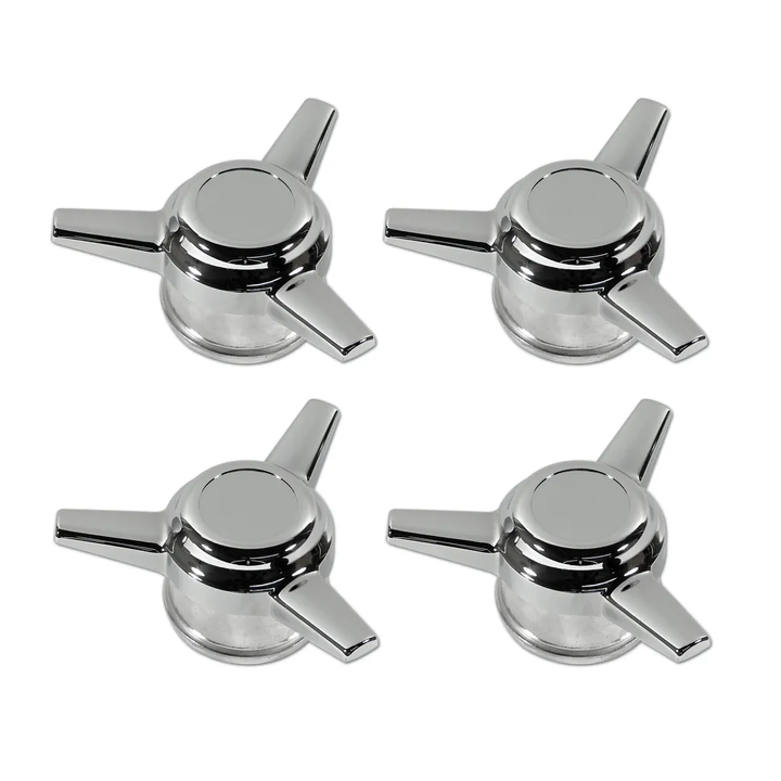 1976-1982 Corvette C3 Knockoff Spinner Kit W/Emblems For YJ8 Aluminum Wheels
