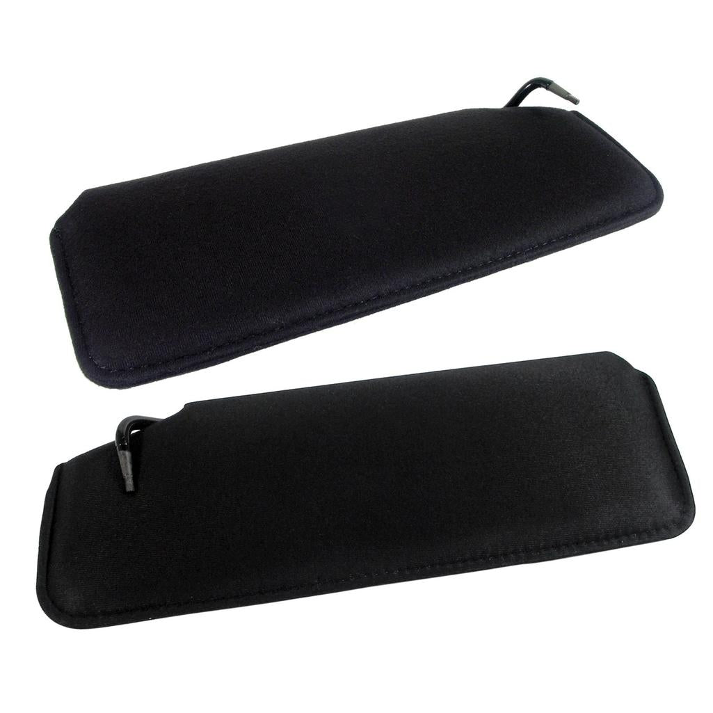 1984-1996 Corvette C4 Sunvisor, Pair W/O Lighted Mirror - Replacement - Black