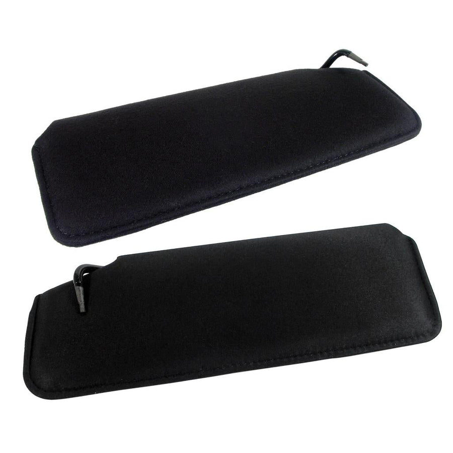 1984-1996 Corvette C4 Sunvisor, Pair W/O Lighted Mirror - Replacement - Black