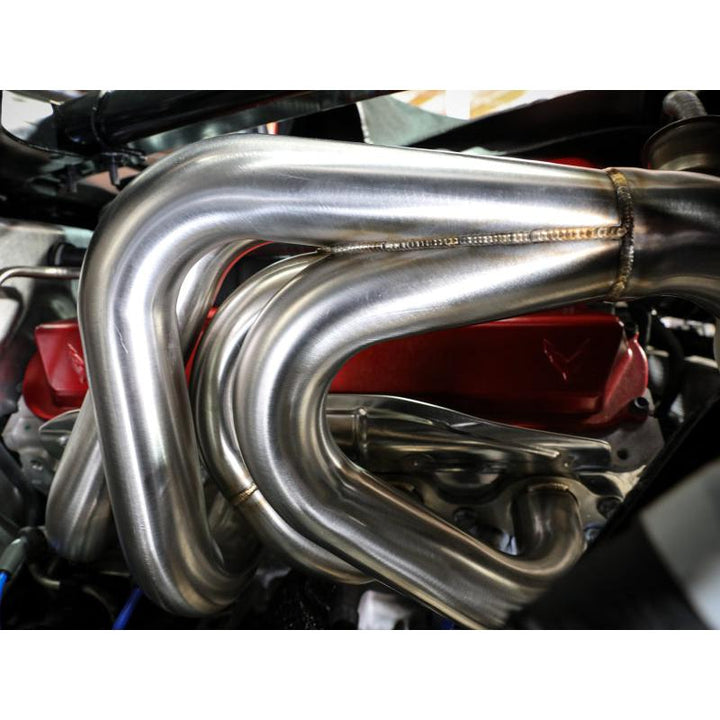 Corvette C8 6.2L V8 aFe Twisted 304SS Header 2020-2025