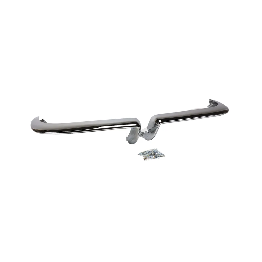 C2 1963-1967 Corvette Chrome Bumper Set W/Hardware - Front