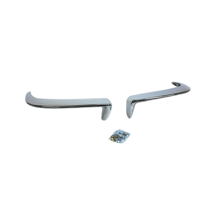 C2 1963-1967 Corvette Chrome Bumper Set W/Hardware - Front & Rear