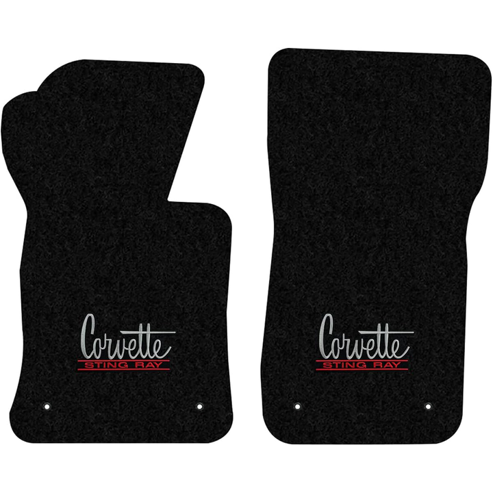 Corvette Lloyds Velourtex Floor Mats - Corvette W/ Stingray : C2 1966-1967