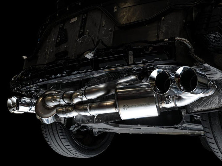 AWE Tuning Touring Edition Exhaust for Chevrolet Corvette C8 with Quad Chrome Silver Tips