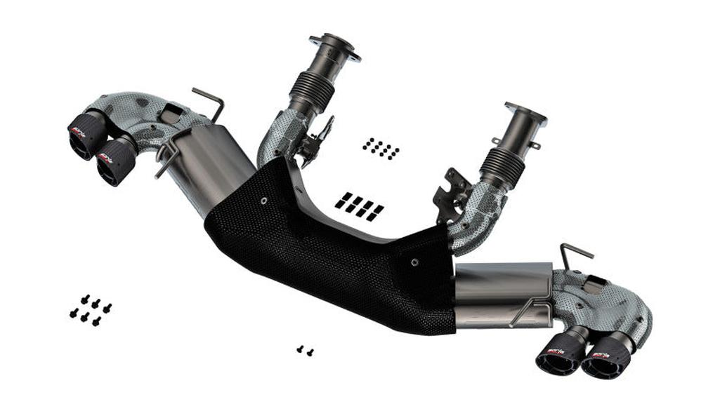 Borla 20-23 Chevy Corvette 6.2L V8 AT W/O NPP 3-Inch ATAK Cat-Back Exhaust with Carbon Fiber Tips
