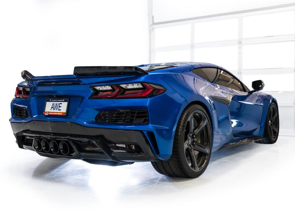 AWE Tuning 2023 C8 Corvette Z06 SwitchPath Cat-Back Exhaust with Diamond Black Tips