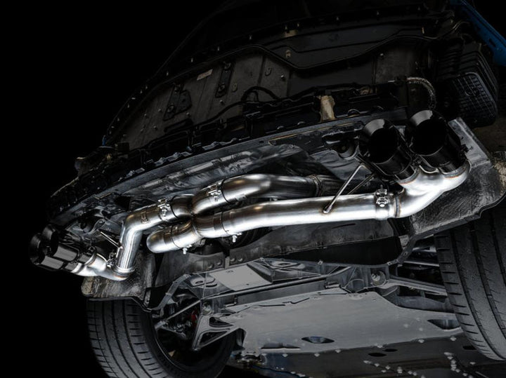AWE Tuning 2020-2025 Chevrolet Corvette C8 Track Edition Exhaust with Diamond Black Tips