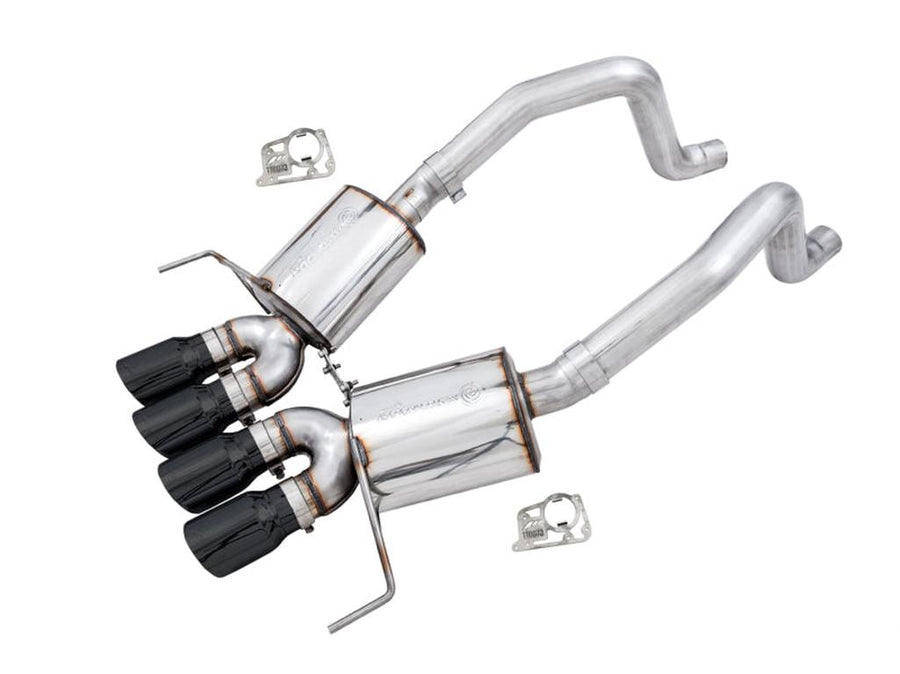 AWE Tuning 14-19 Chevy Corvette C7 Z06/ZR1 Touring Edition Axle-Back Exhaust with Black Tips