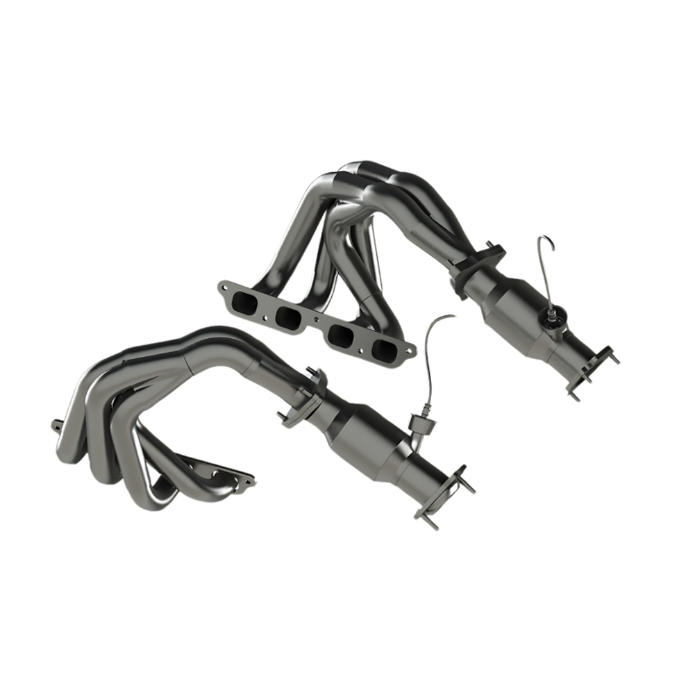 C8 Corvette Kooks Z06 LT6 1-7/8in. x 2in. SS Tri-Y Headers w/ GREEN Cats 2023-2026