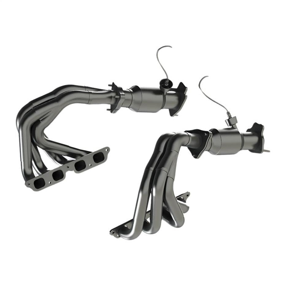 C8 Corvette Kooks Z06 LT6 1-7/8in. x 2in. SS Tri-Y Headers w/ GREEN Cats 2023-2026