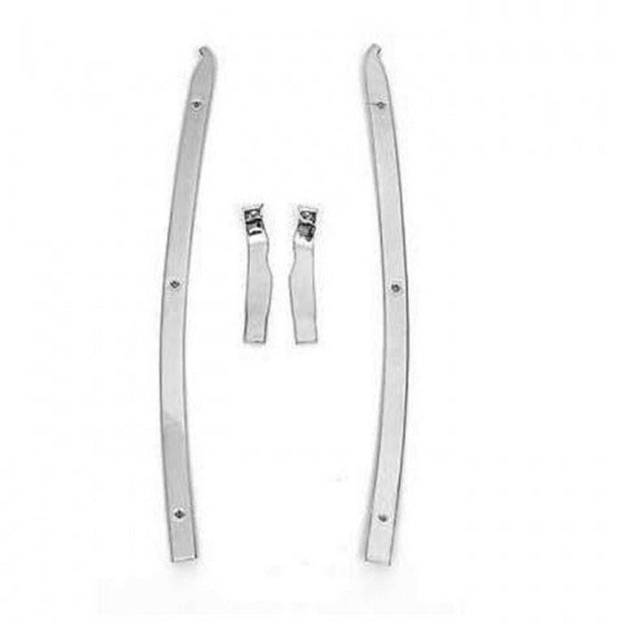 1968-1977 Corvette C3 Chrome Rear Quarter Panel Retainer Set - Coupe