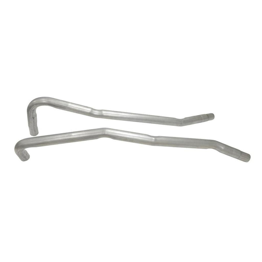 1956 Corvette C1 Front Exhaust Pipes - Manifold To Mid-Pipe W/2 Bolt Weld On Flanges
