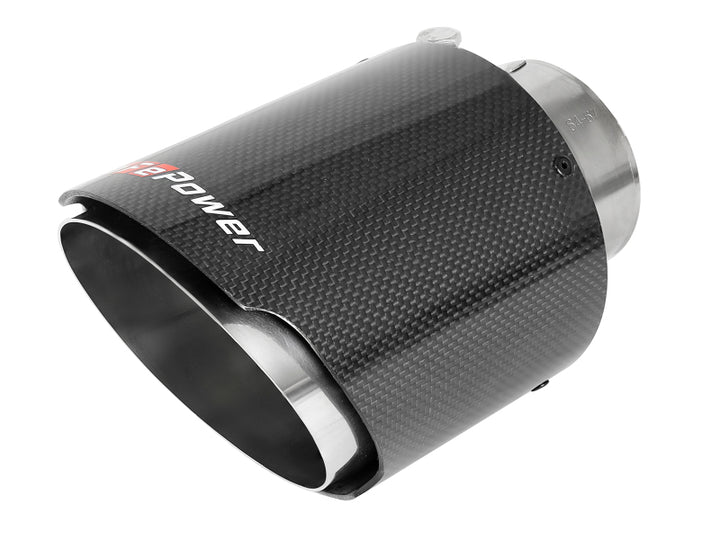 aFe MACH Force-Xp 3-inch to 2-1/2-inch Stainless Steel Cat-Back Exhaust System with Carbon Fiber Tips for Chevrolet Corvette C8 (2020-2025)