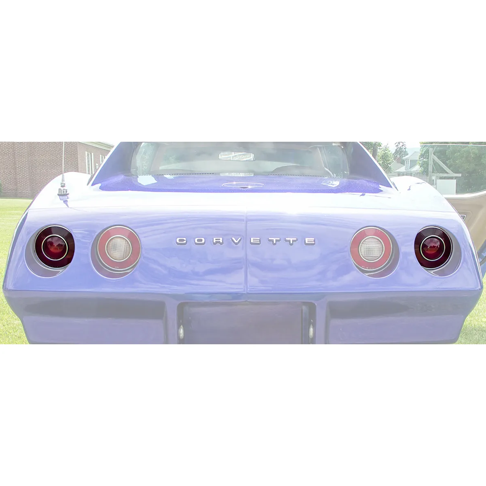 1974 Corvette C3 Red Tail Lights Only - Pair