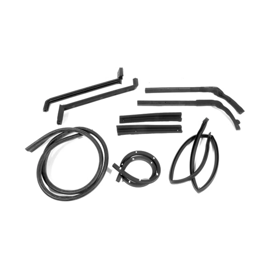 C2 1963-1967 Corvette Hardtop 9pc Weatherstrip Kit W/Screw Kit