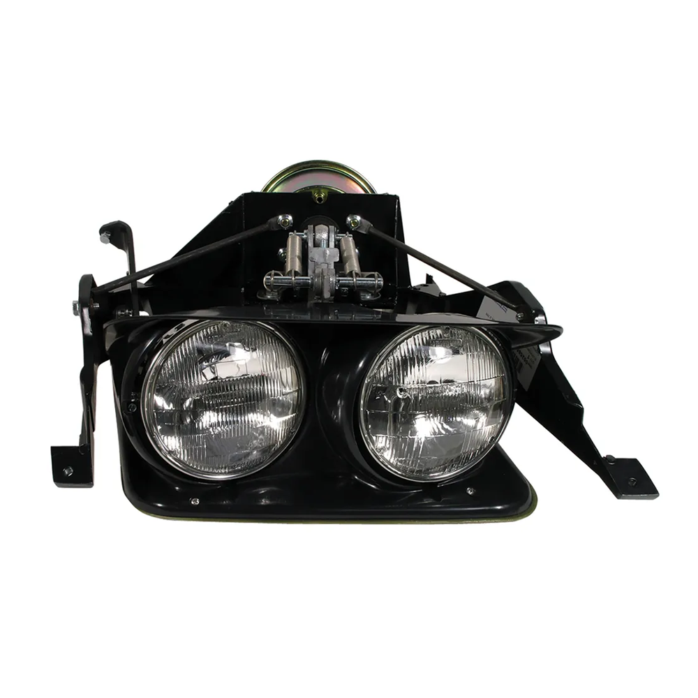 1975-1982 Corvette C3 Complete Headlamp Assemblies W/Door & New Acutators - LH/RH