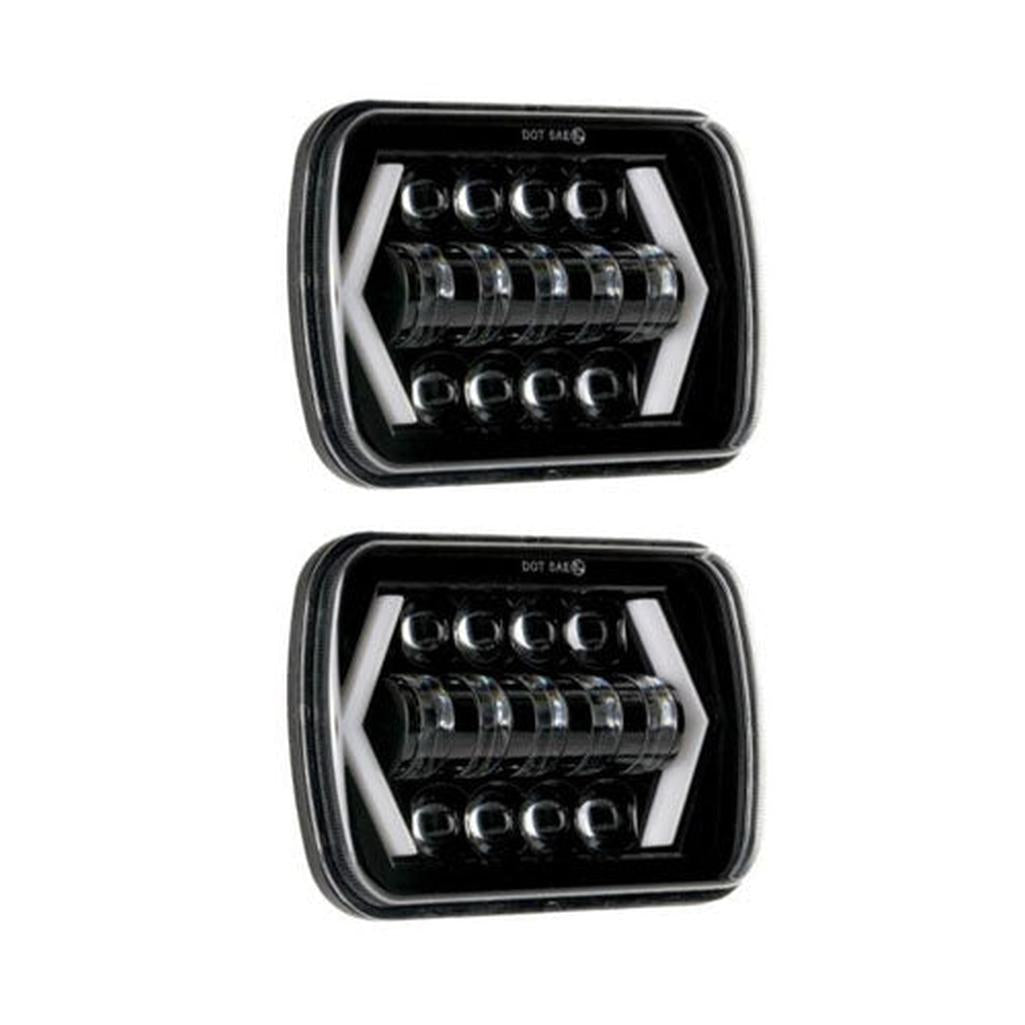 1984-1996 Corvette C4 LED Headlights Hi-Lo DRL w/Built In Turn Signal