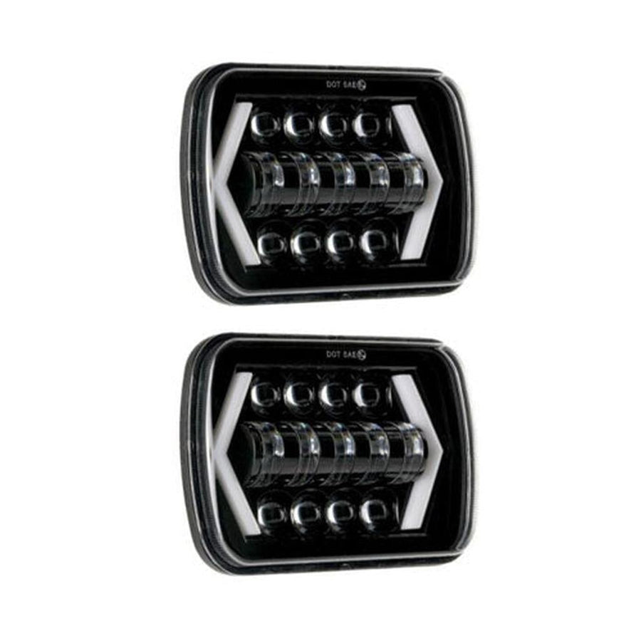 1984-1996 Corvette C4 LED Headlights Hi-Lo DRL w/Built In Turn Signal