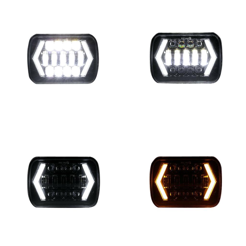 1984-1996 Corvette C4 LED Headlights Hi-Lo DRL w/Built In Turn Signal