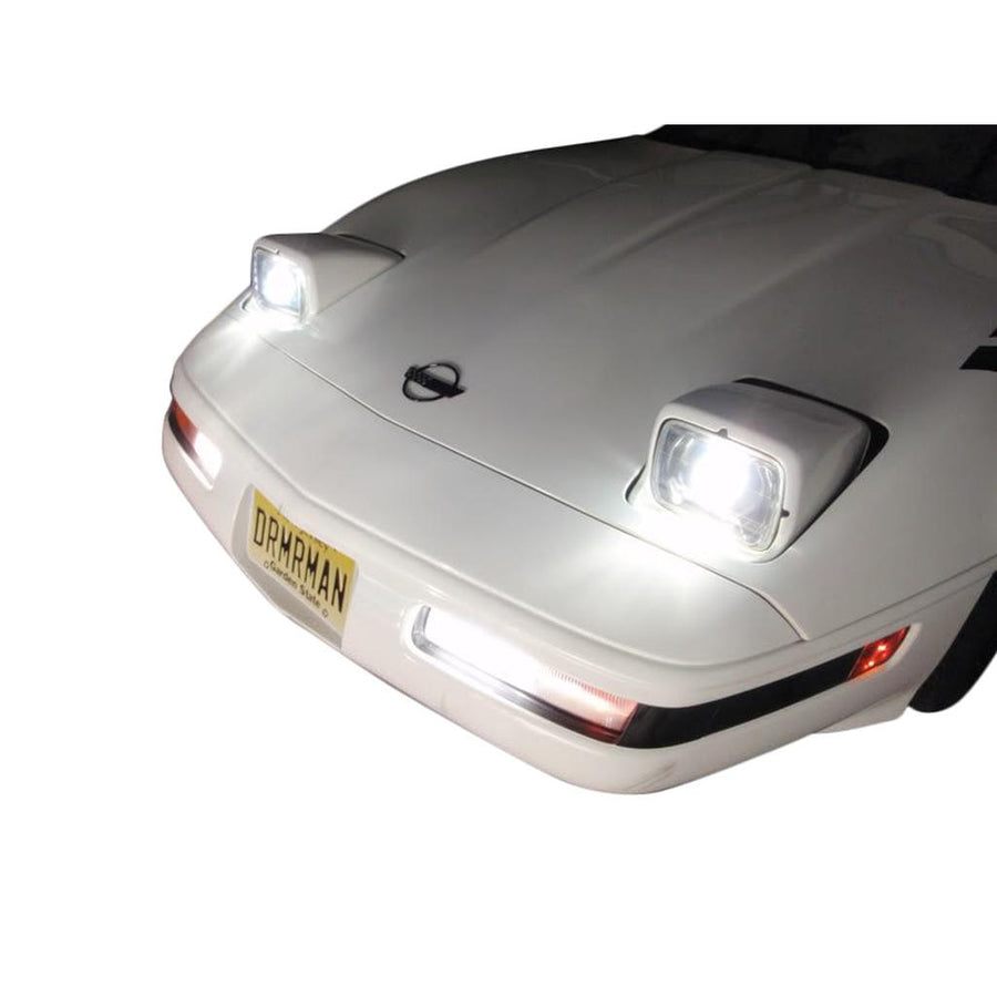 1984-1996 Corvette C4 HID Fog & Headlight Conversion Kit - Proj Lens/Bluish Tint 8000K/55w HL Ballasts