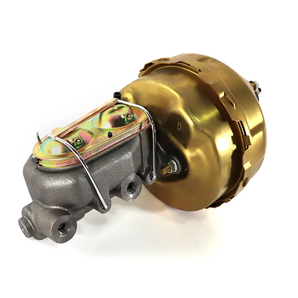 Corvette Power Brake Booster/Master Cylinder Combo - Gold Zinc : 1968-1982