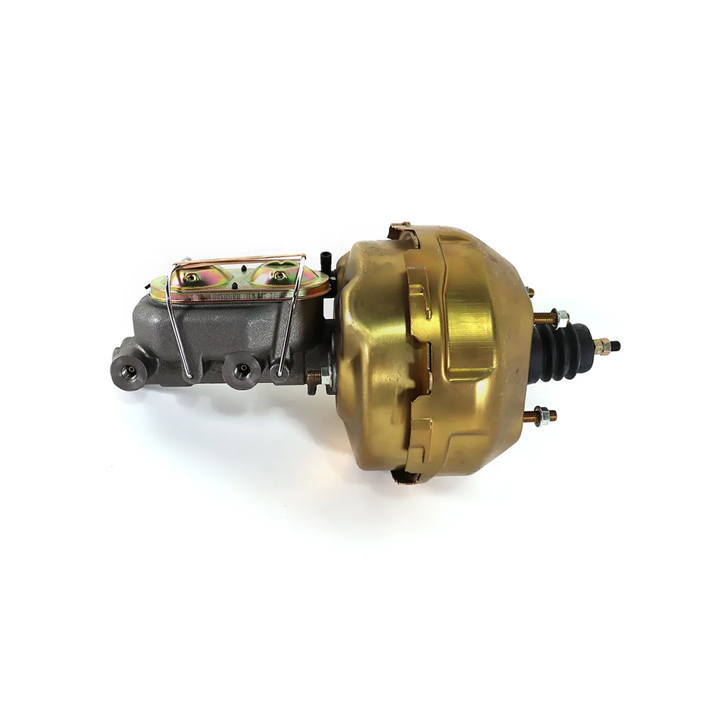 Corvette Power Brake Booster/Master Cylinder Combo - Gold Zinc : 1968-1982