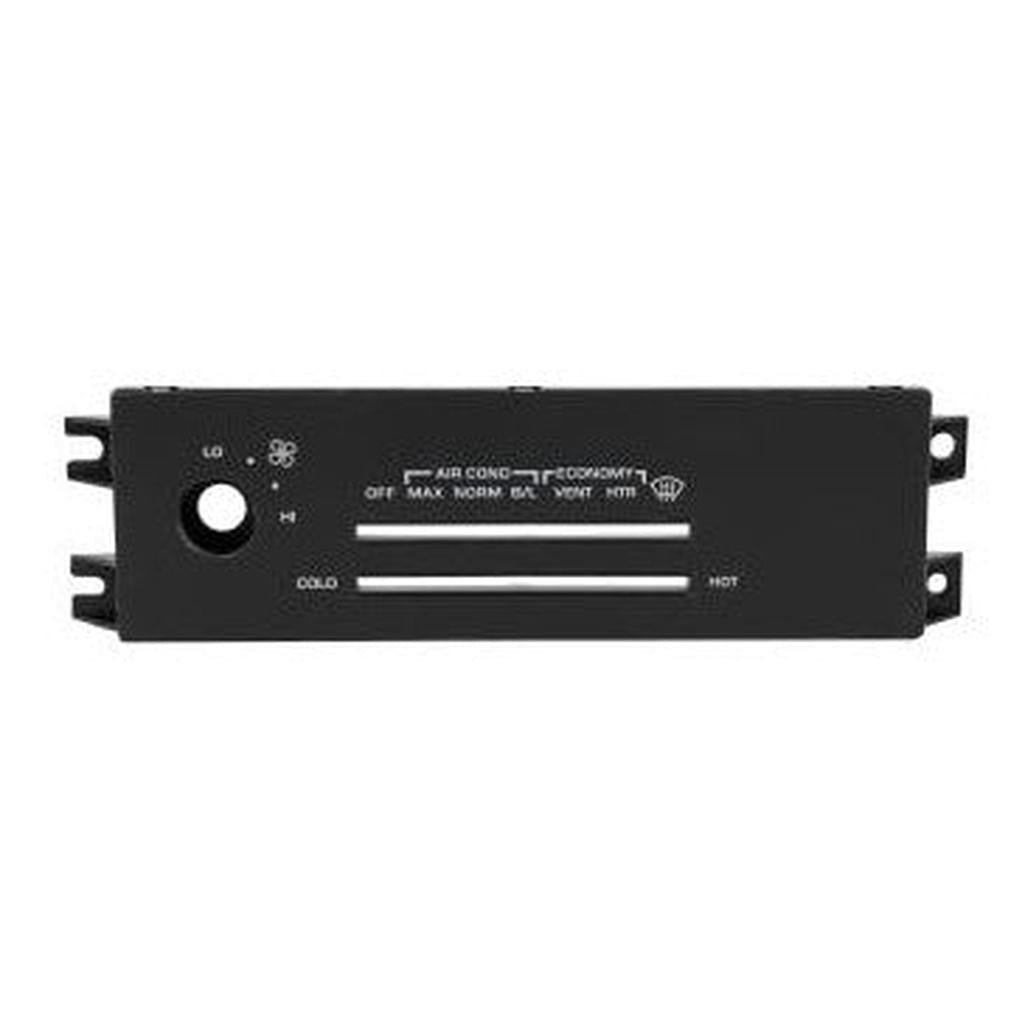 1985-1989 Corvette C4 Manual Climate Control Face W/O Rear Window Defroster