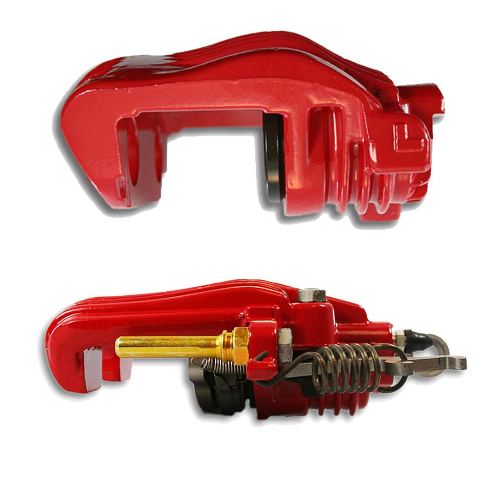 1988-1996 Corvette C4 Rebuilt Red Powder Coated Brake Caliper - Left Rear