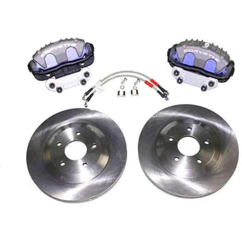 1985-1987 Corvette C4 Brake Upgrade Kit - C5 Corvette Rotors & Front Brake Calipers